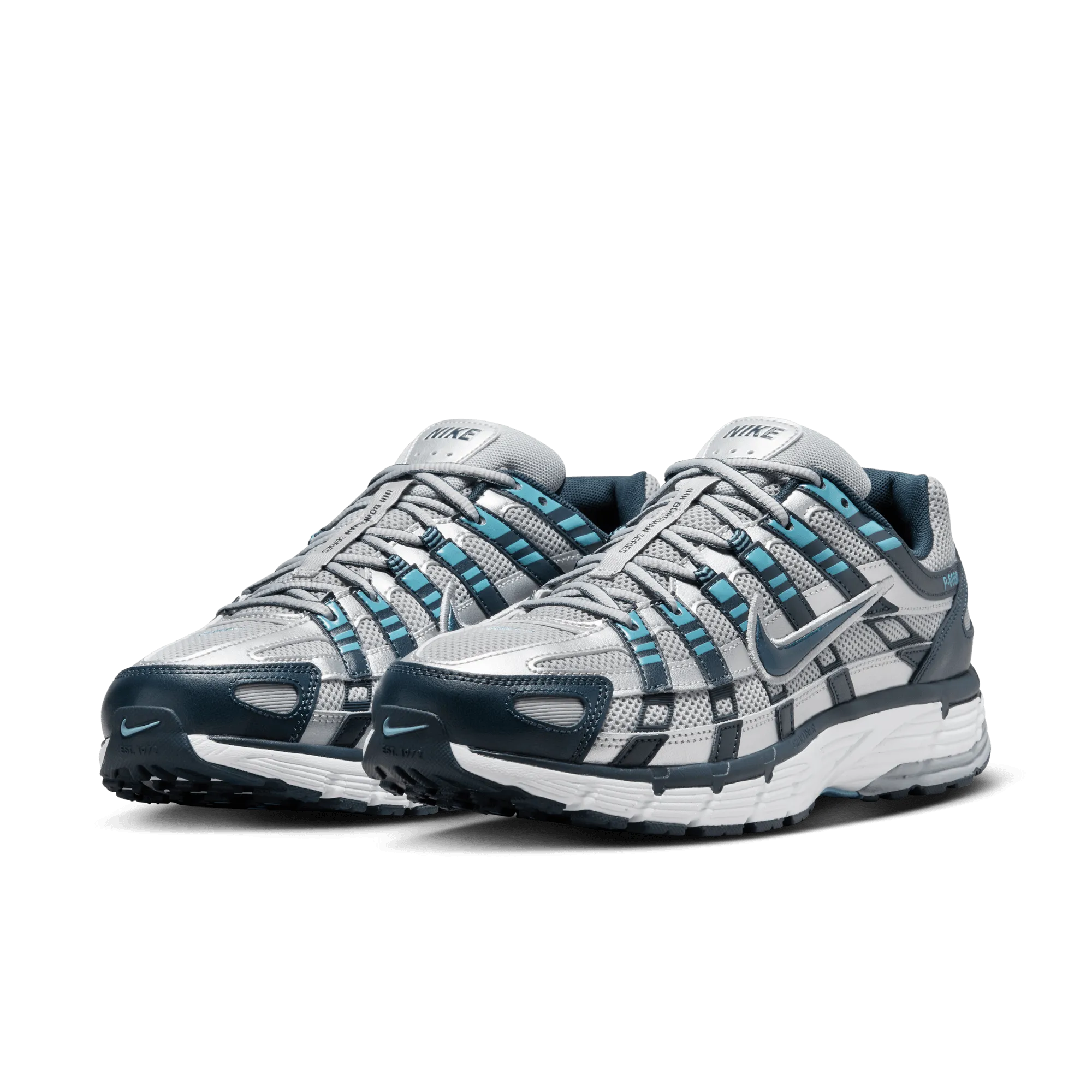 Flexible Support Men's Nike P-6000 "Armory Navy Flat Silver"