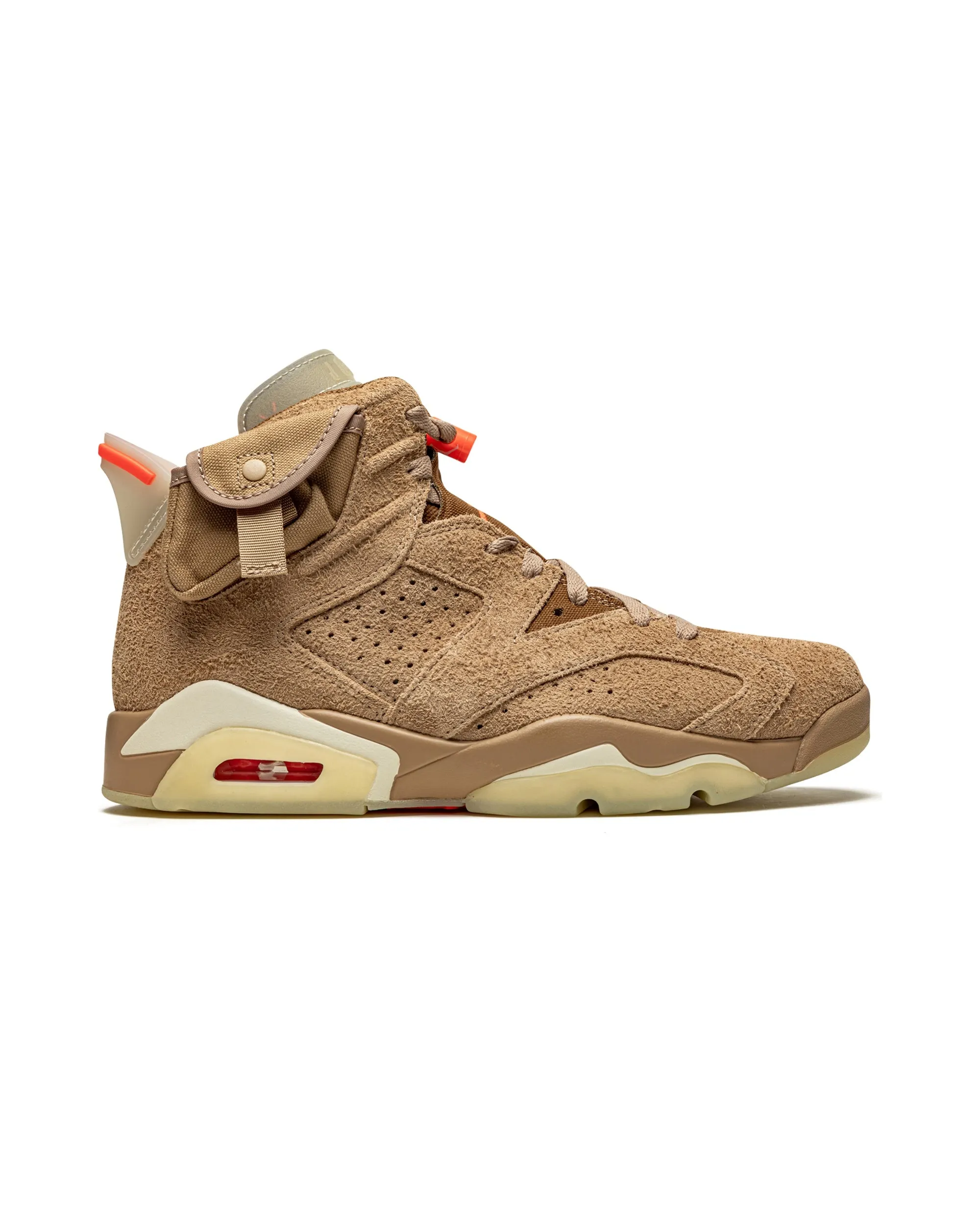 Flight Level Foam Jordan 6 Retro Travis Scott British Khaki