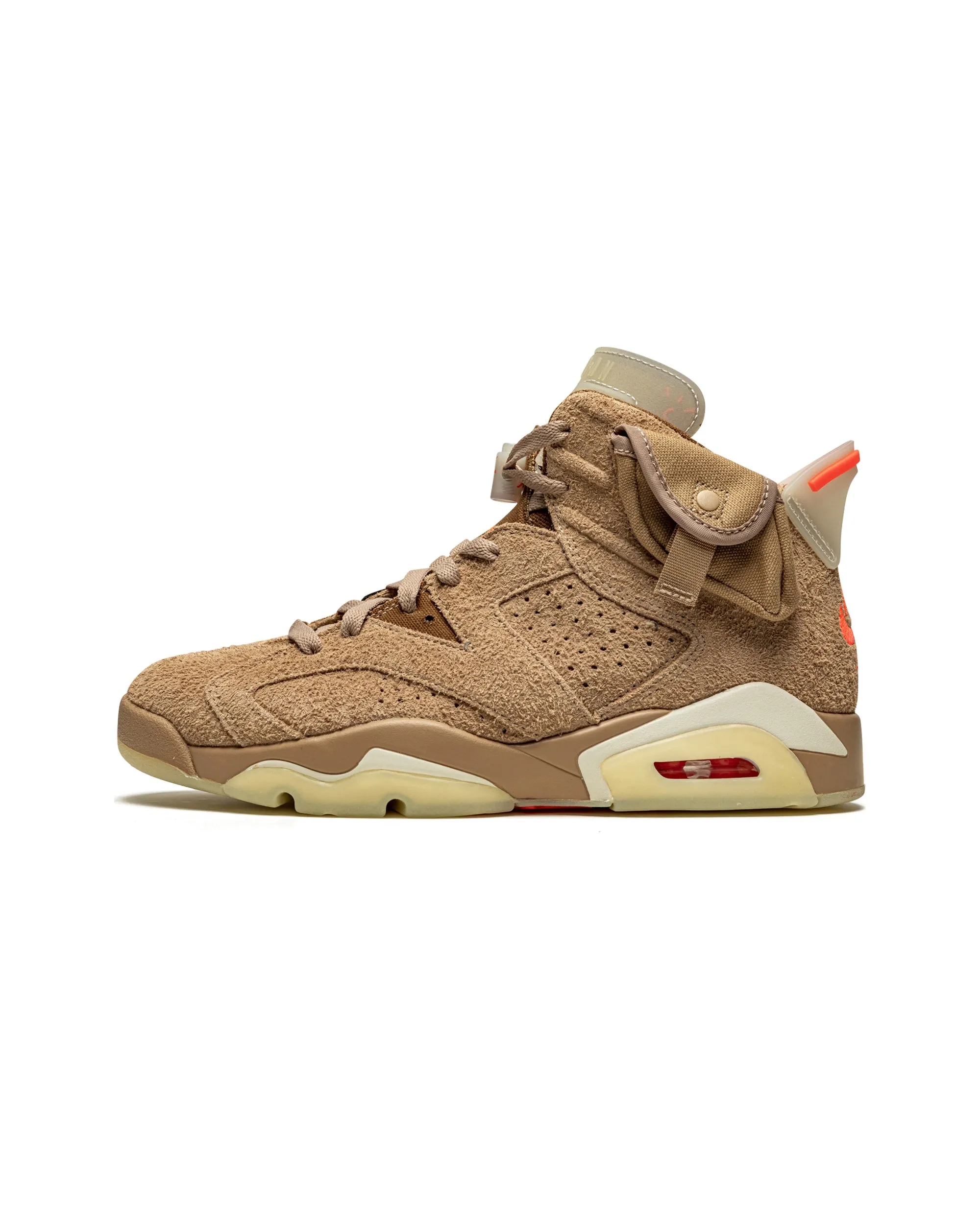 Flight Level Foam Jordan 6 Retro Travis Scott British Khaki