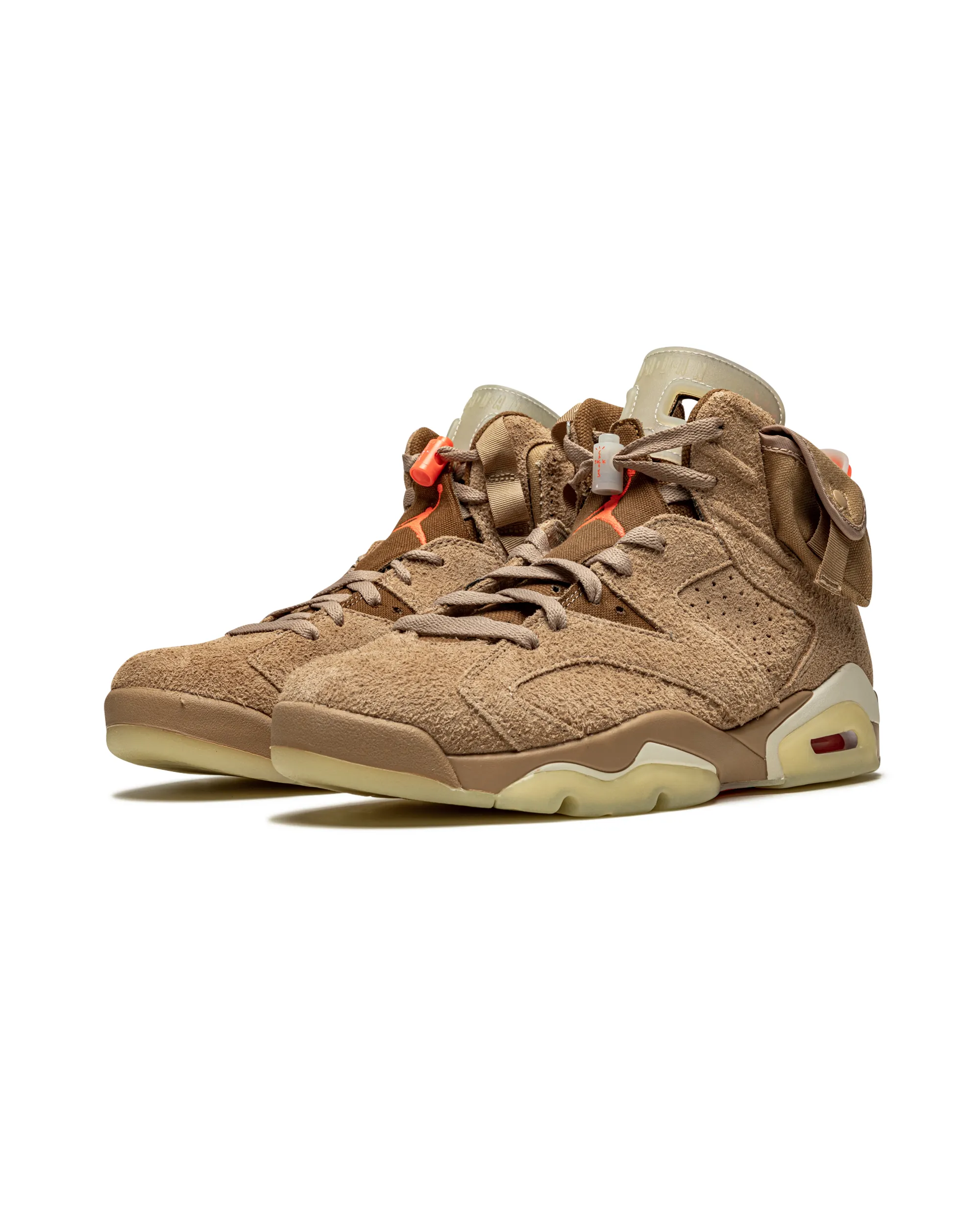 Flight Level Foam Jordan 6 Retro Travis Scott British Khaki