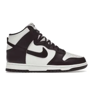 Nike Dunk High Burgundy Crush Breathable Design Evening Hike
