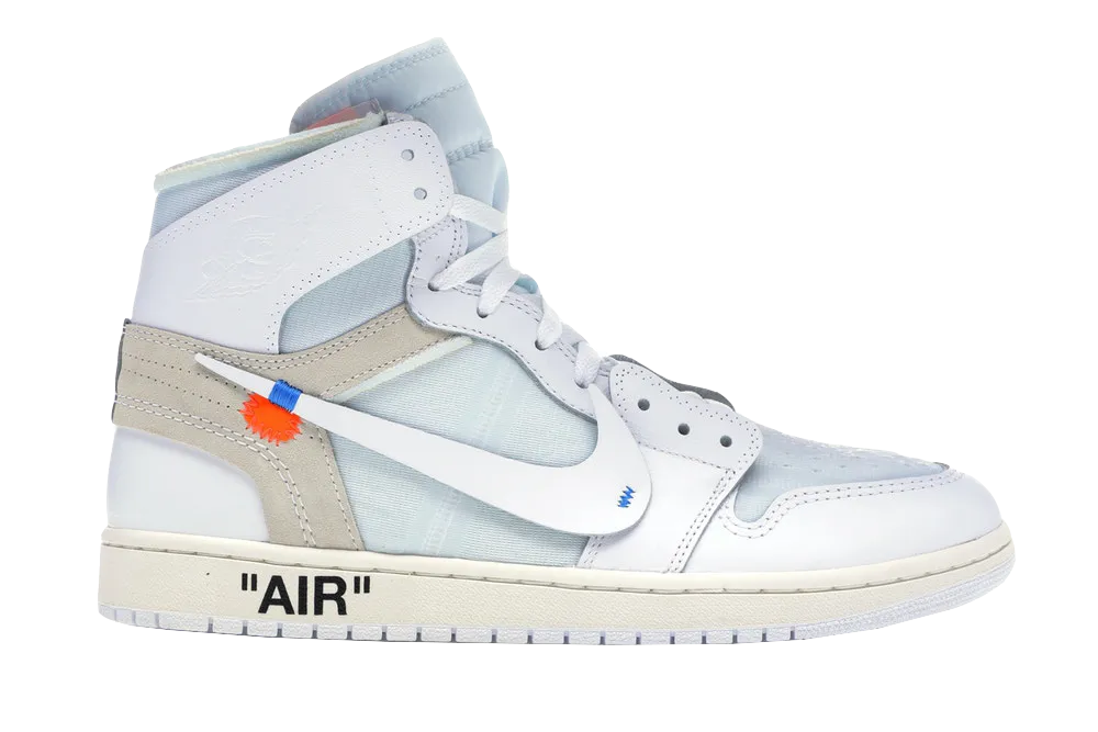 AJ1 X OW OG White lightweight - upper - feature shoes
