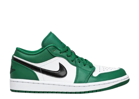 AJ 1 Low Pine Green Lightweight Ride Reinforced heel