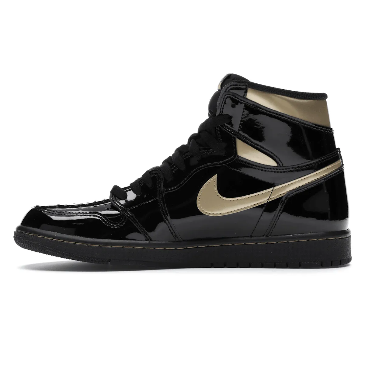 Game Flow Build Air Jordan 1 Retro High Black Metallic Gold