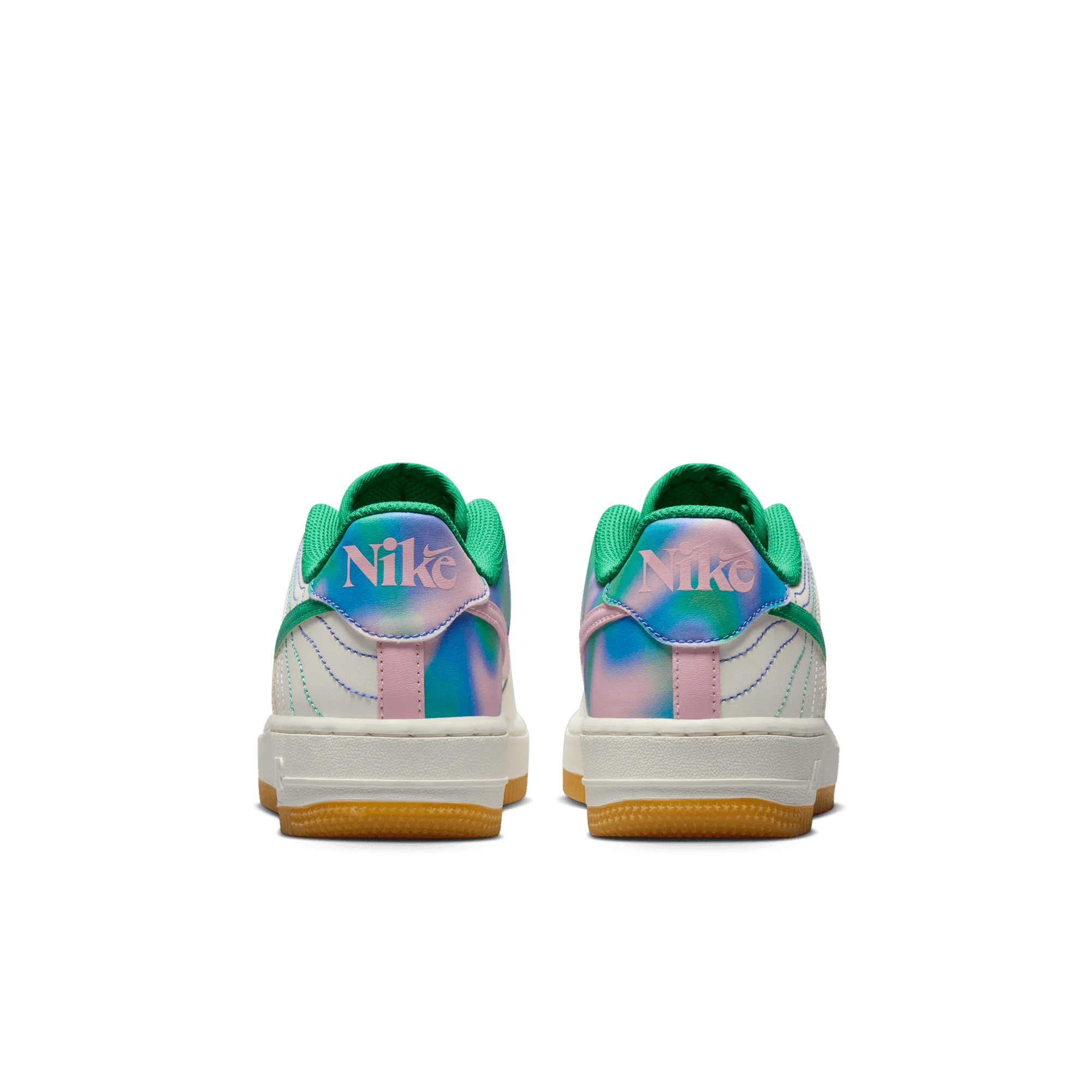 Geometric Heels Big Kids' Nike Air Force 1 LV8 3 Heel Stitch