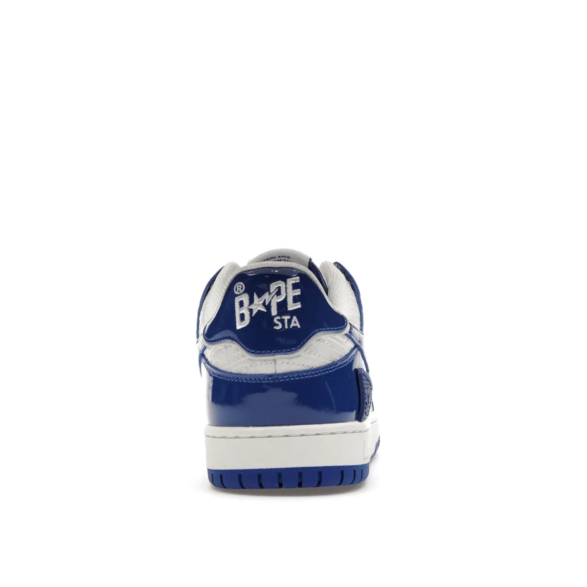 glitter A Bathing Ape Bape SK8 Sta Blue White Patent