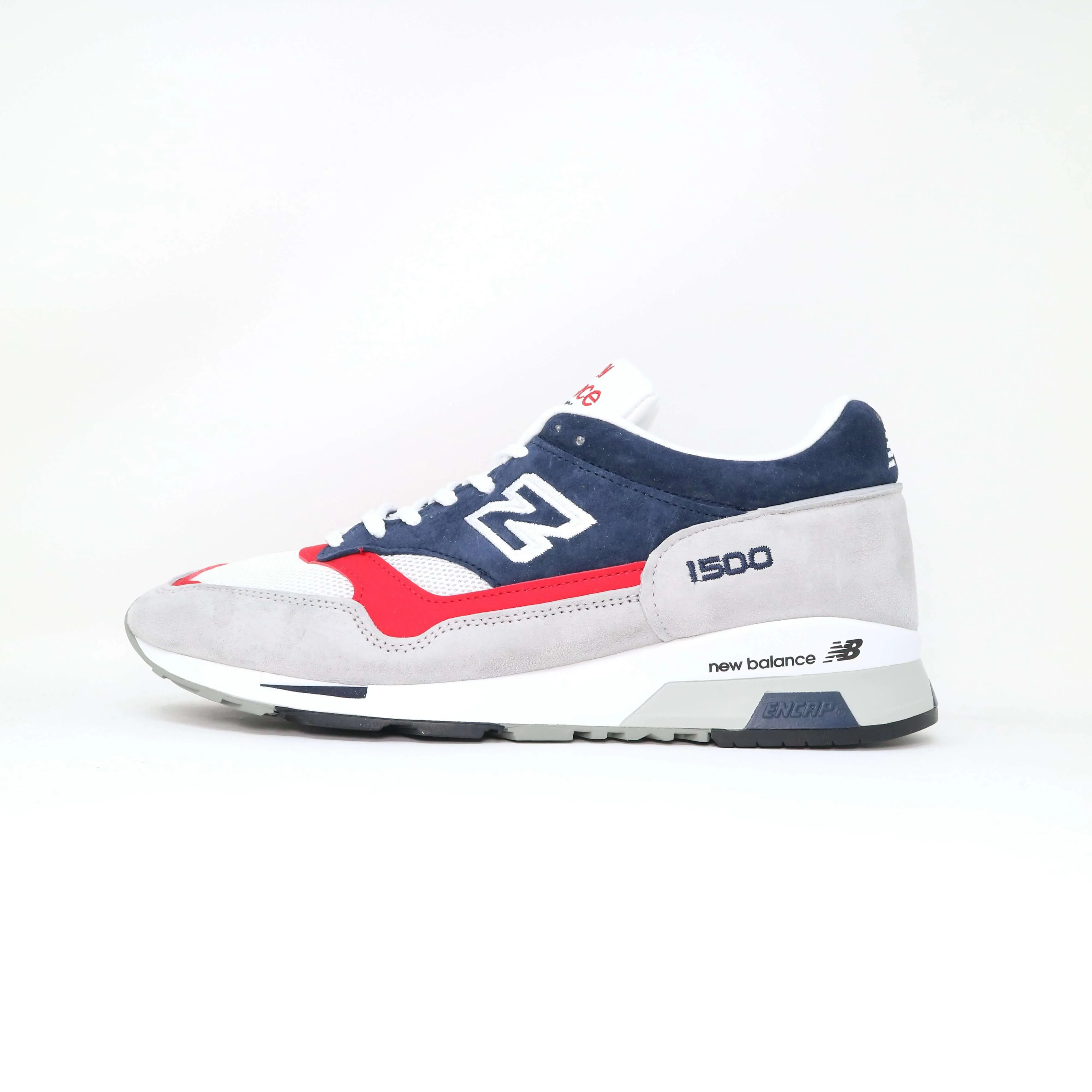 Outfit Key Men's New Balance 1500 GWR Blue Red Grey Suede Trainers