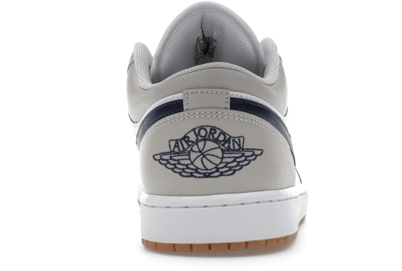 Grip Power Air Jordan 1 Low Midnight Navy Neutral Grey