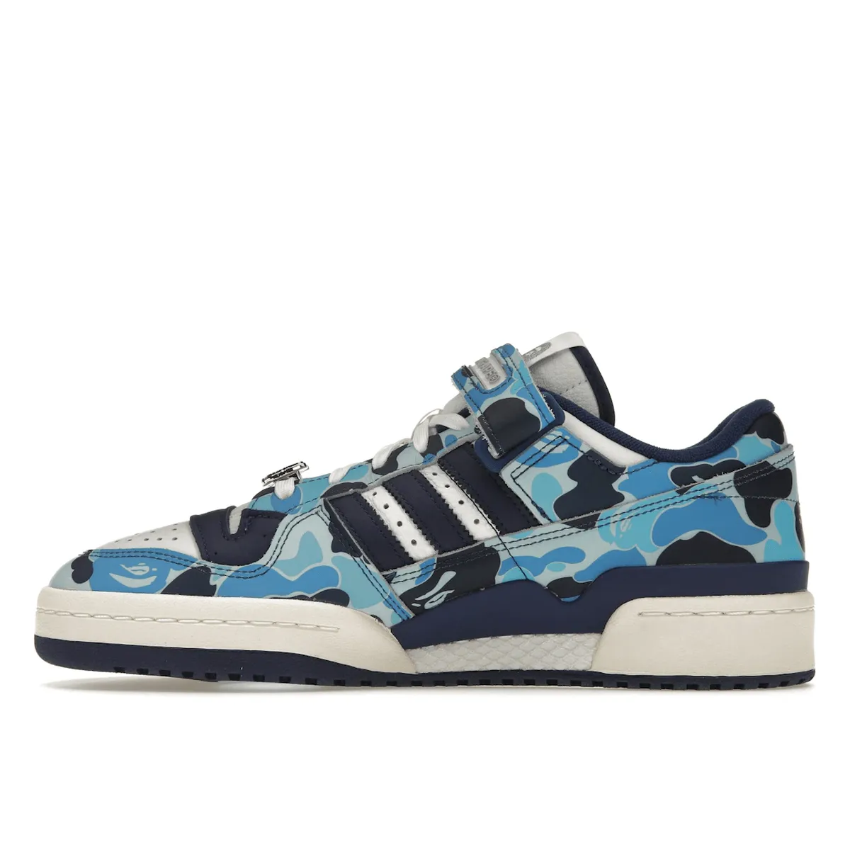 Ground-Force Adidas Forum 84 Low Bape 30th Anniversary Blue Camo