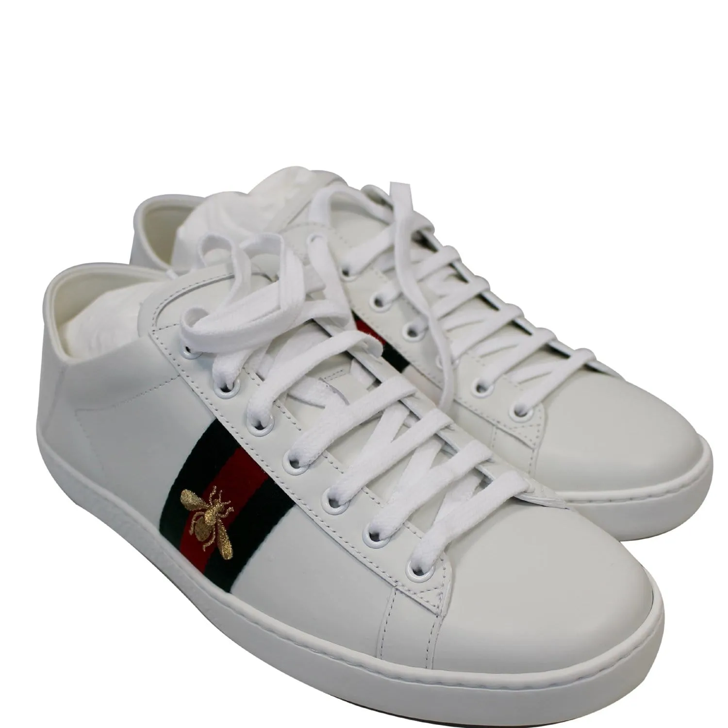 GUCCI Ace Classic Low Top Sneakers White 475208 US 11 - 20% OFF High Energy