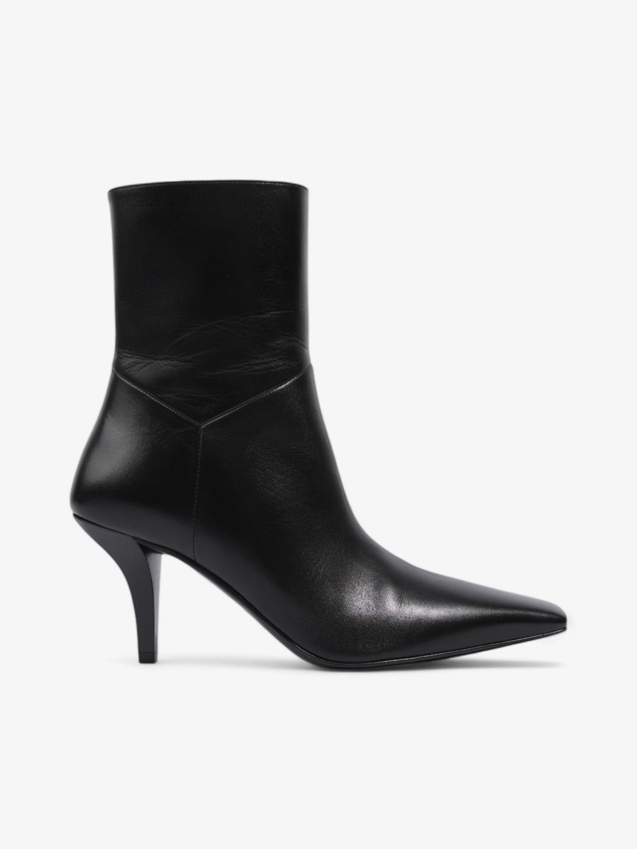 Gucci Ankle Boots 70 Black Leather EU 37 UK 4 Grip Max Giant