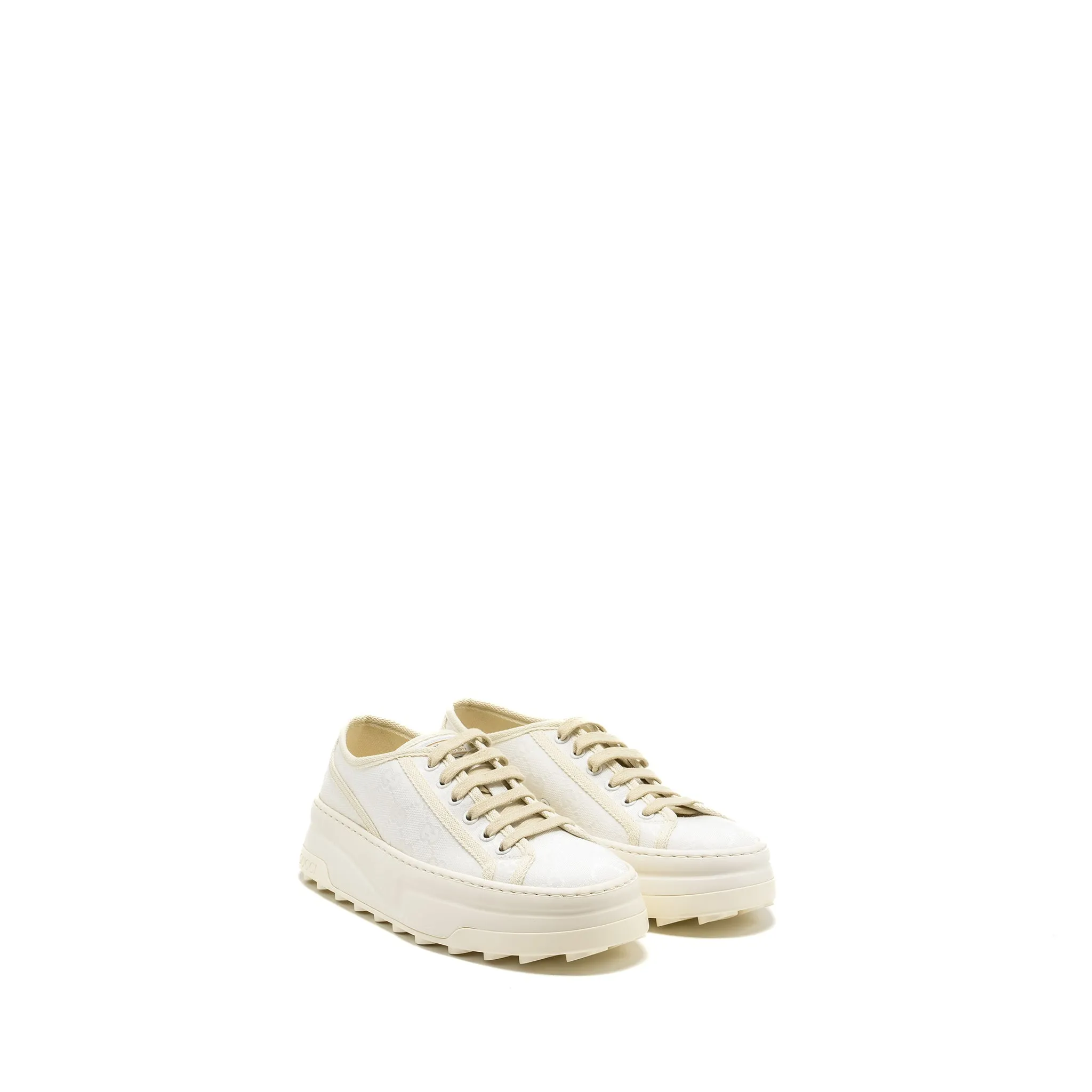 Gucci Size 38 Tennis 1977 Sneaker Canvas White Supportive Lining