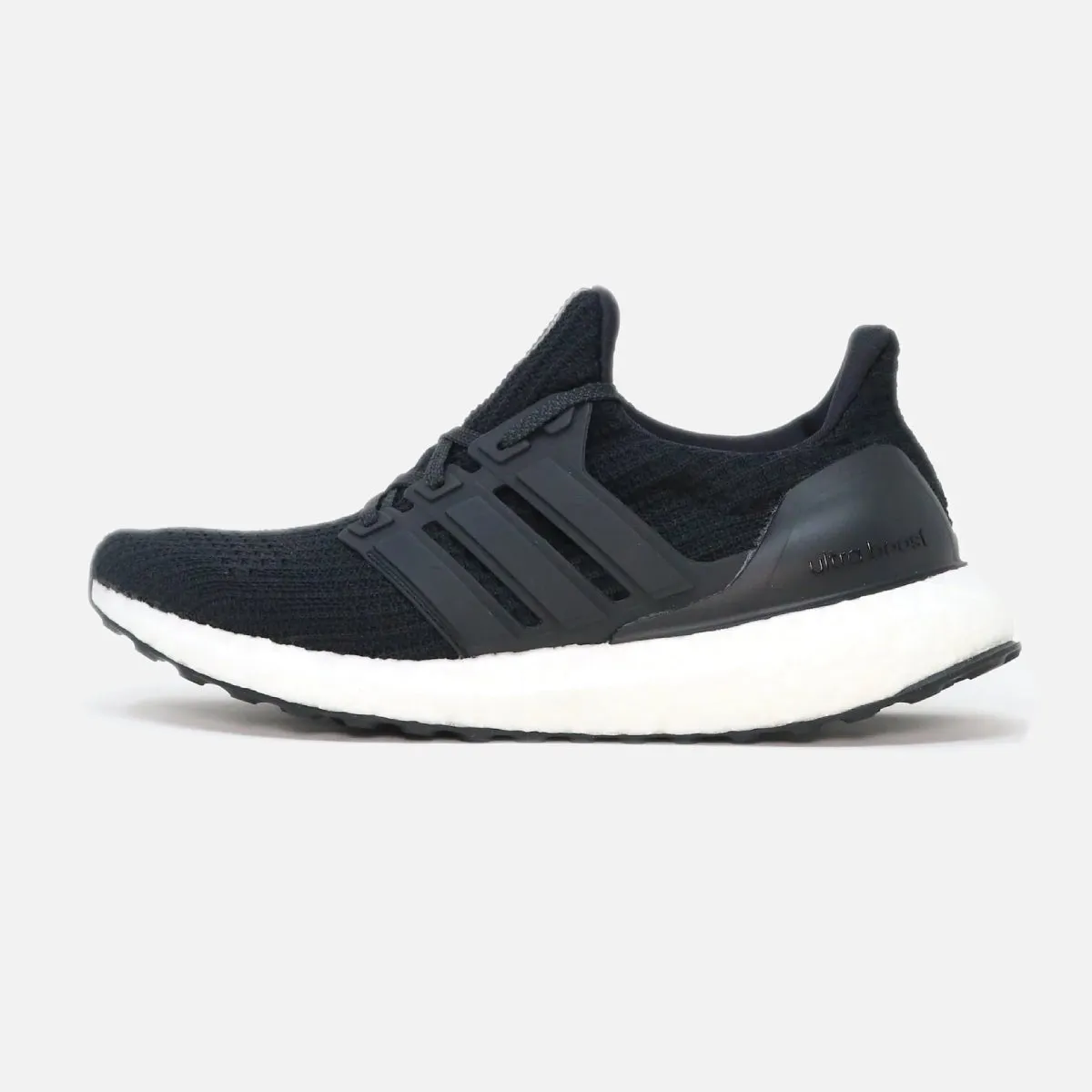 strength training shoes morning running footwear Women's Adidas UltraBoost 4.0 - Black White