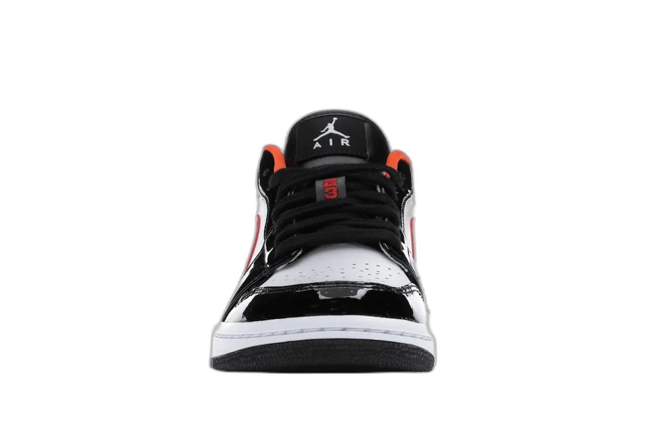 Heel Lock Fit Air Jordan 1 Low Multi-Color Black Toe