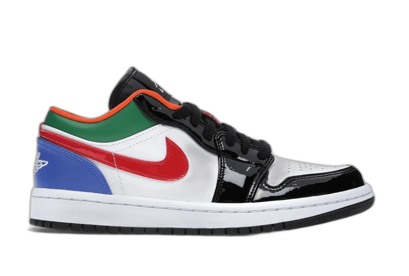 Air Jordan 1 Low Multi-Color Black Toe Durability Test Fit Low Top