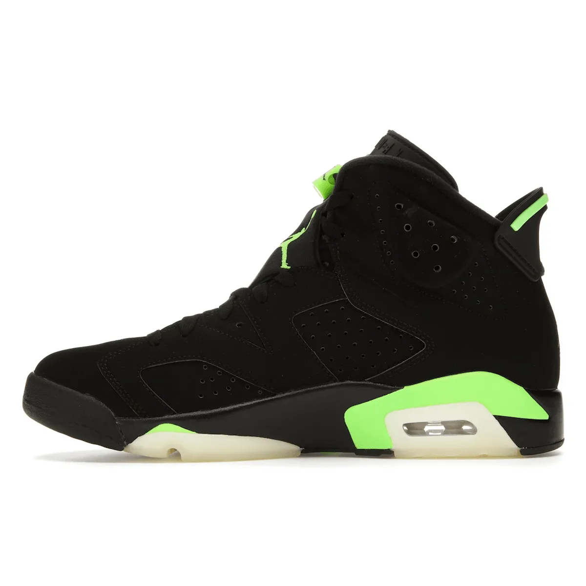 Heel Lock Fit Air Jordan 6 Electric Green