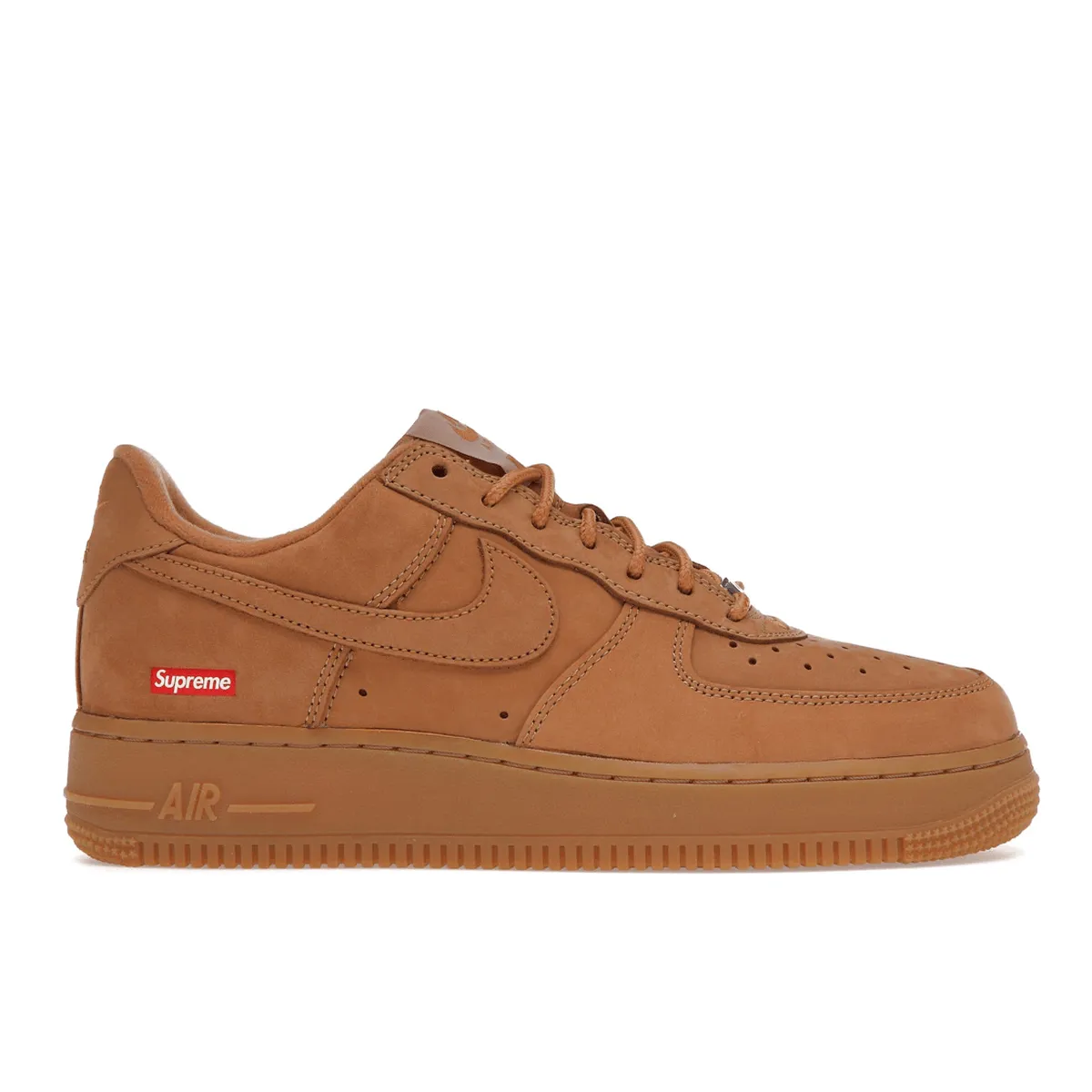 Silver Sole City Cool Air Force 1 Low X Supreme Wheat