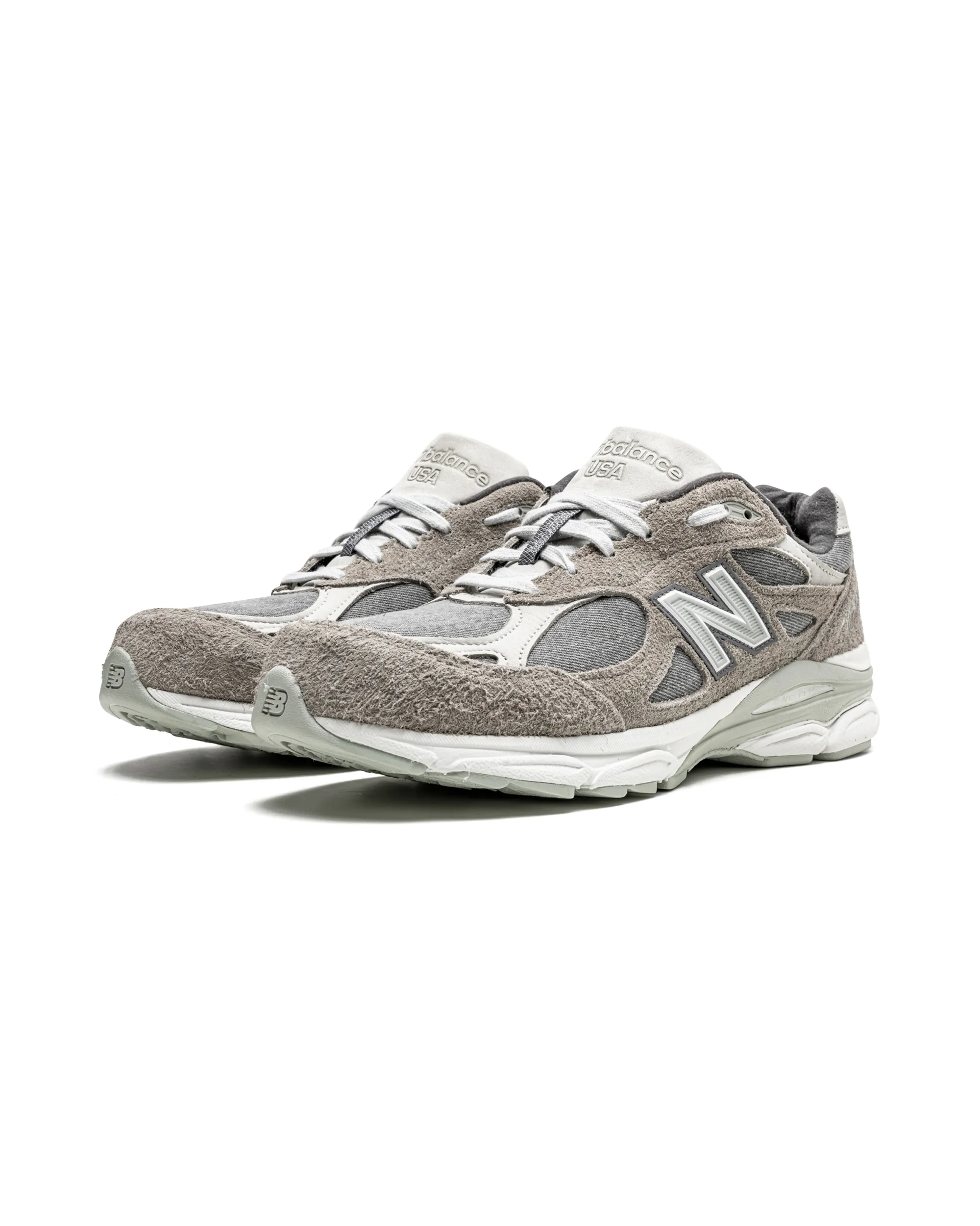 High Elastic Material New Balance 990v3 MiUSA Levi's Elephant Skin
