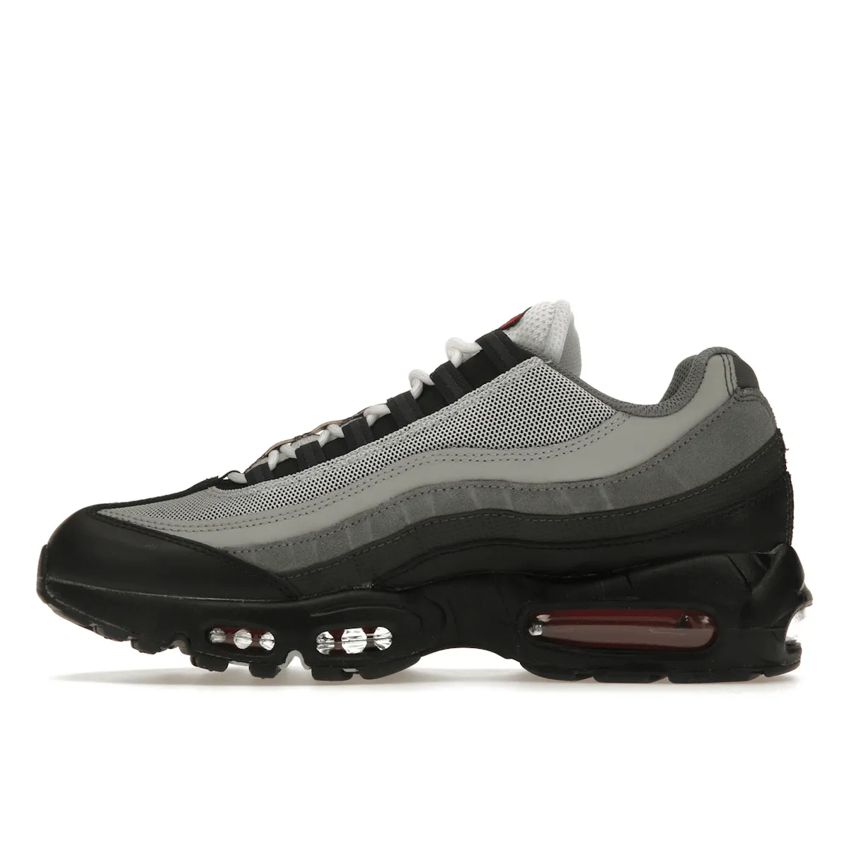 High Flexibility Level Nike Air Max 95 Track Red Smoke Grey