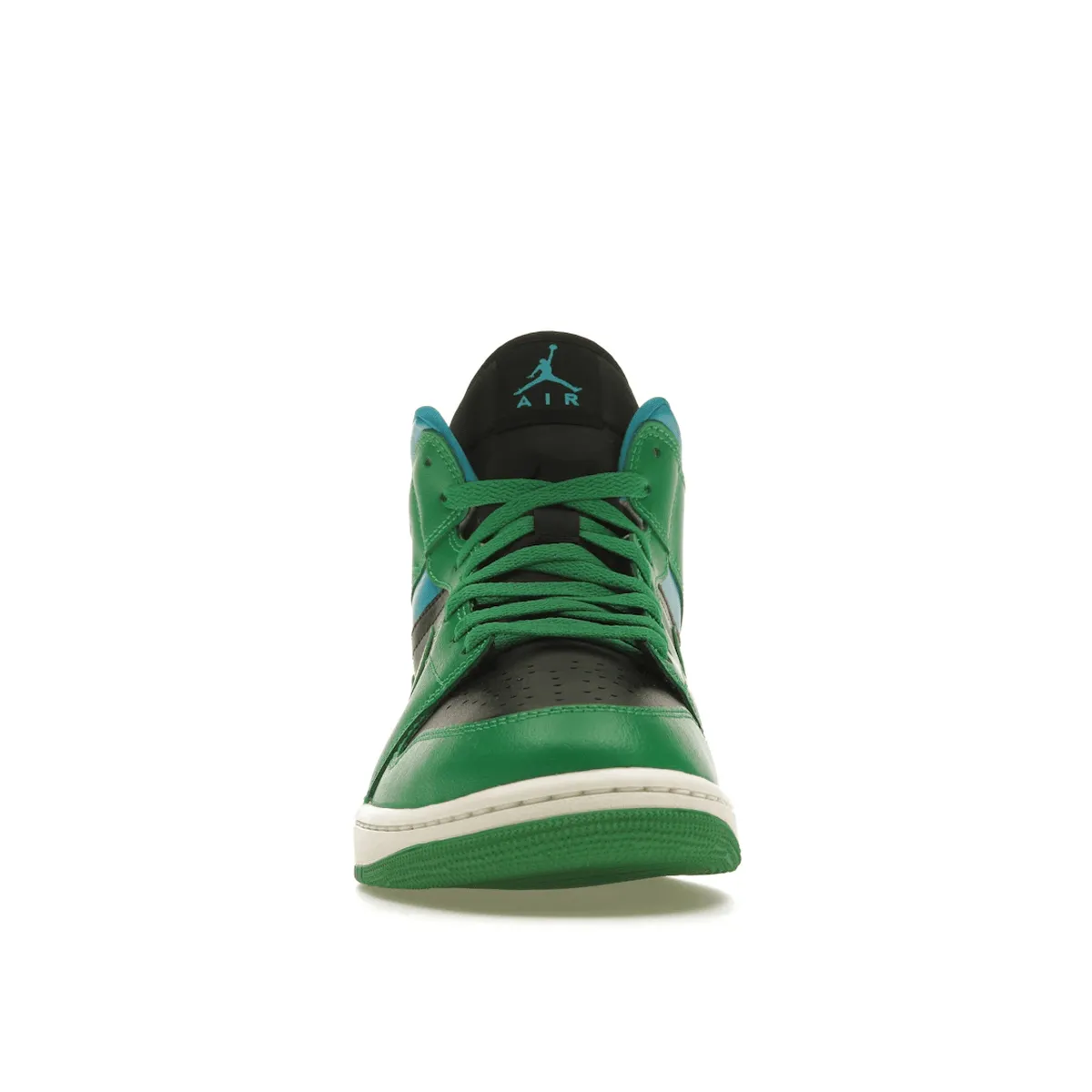 High Performance Flex Air Jordan 1 Mid Lucky Green Aquatone
