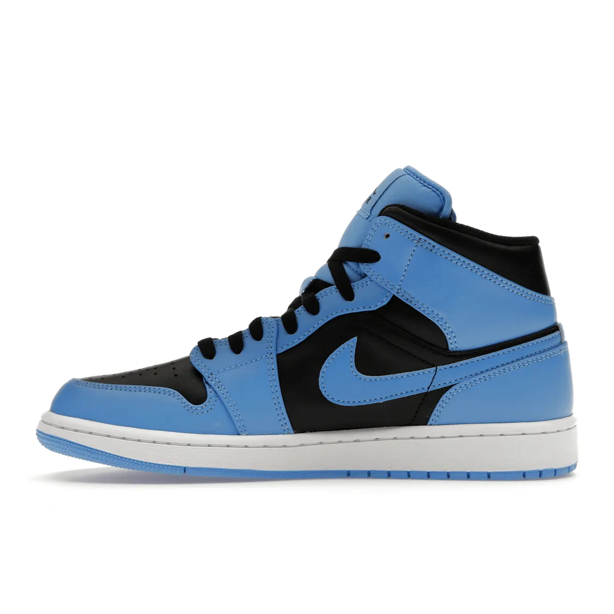 High-Powered Cushion Air Jordan 1 Mid University Blue Black