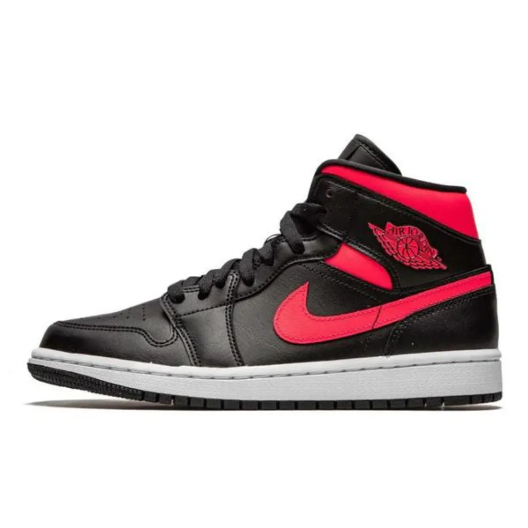 Jump High Air Cushion Air Jordan 1 Mid Siren Red