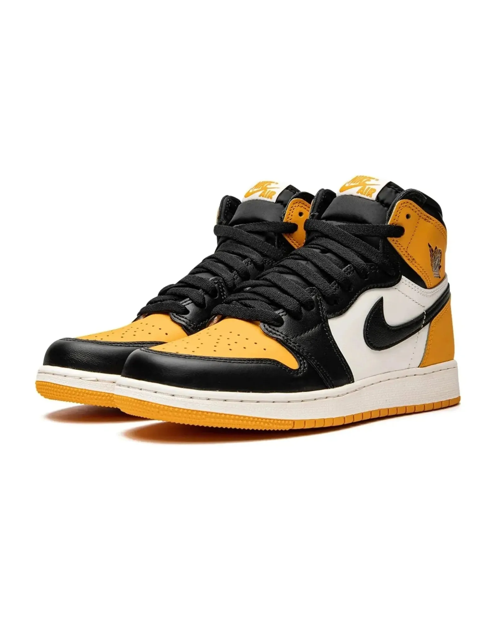 High-traction Nike Air Jordan 1 High Yellow Toe