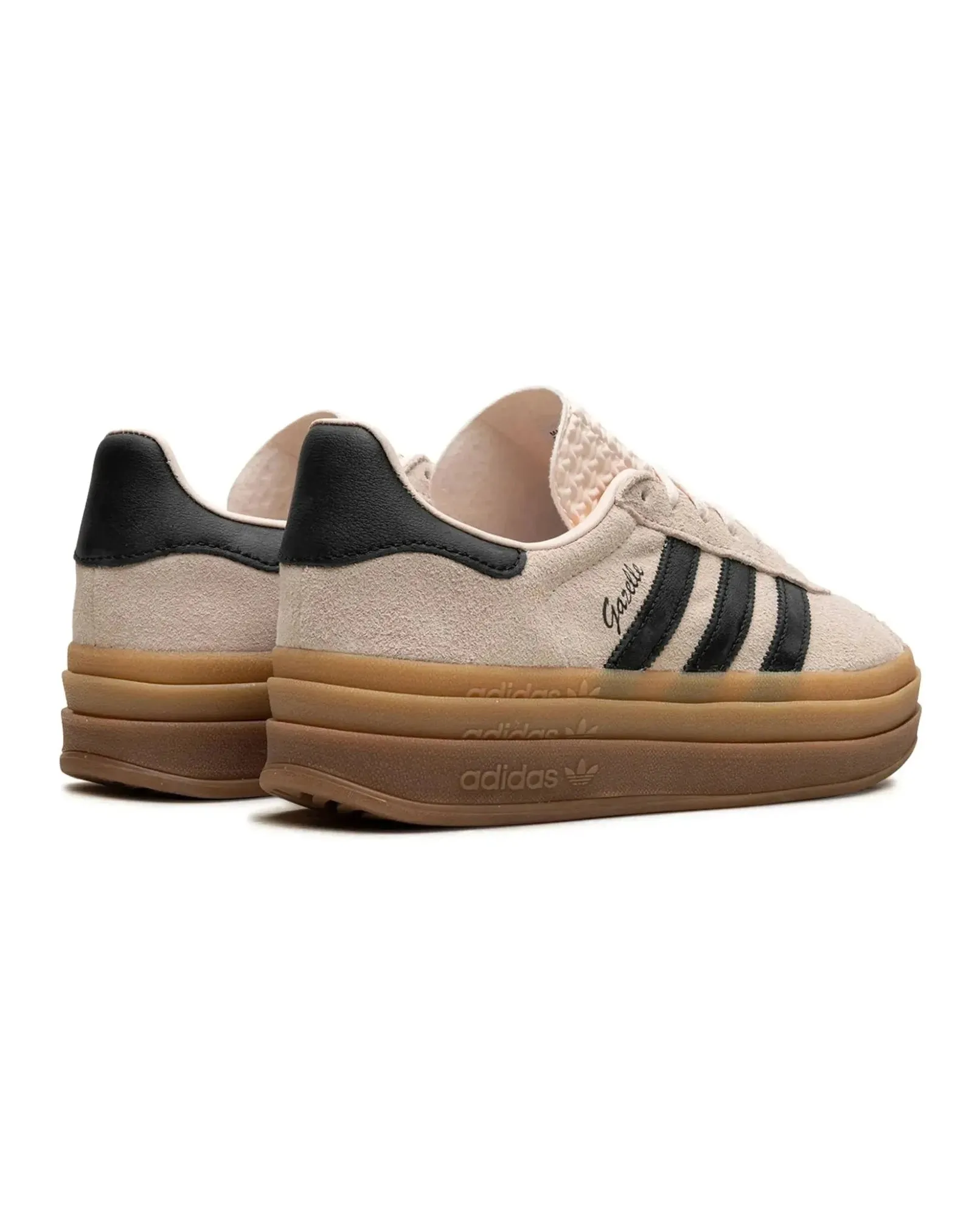 hill running Adidas Gazelle Bold Wonder Quartz Black Gum