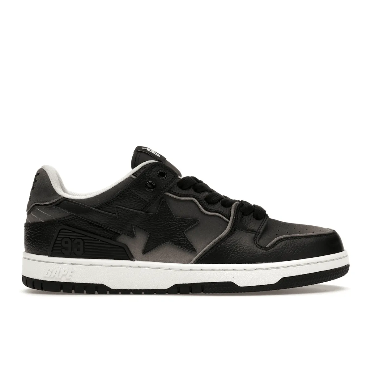Island Step Peak Mode A Bathing Ape Sk8 Sta #4 Black