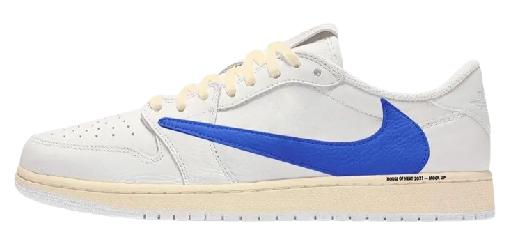 Outdoor shoes AJ1 Low Travis Scott x Fragment Blue Sail 2.0
