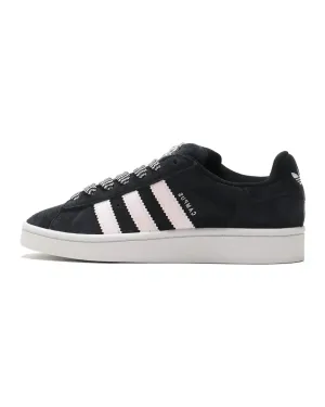 Adidas Campus 00s Core Black Almost Pink evening run shoes reflective shoes