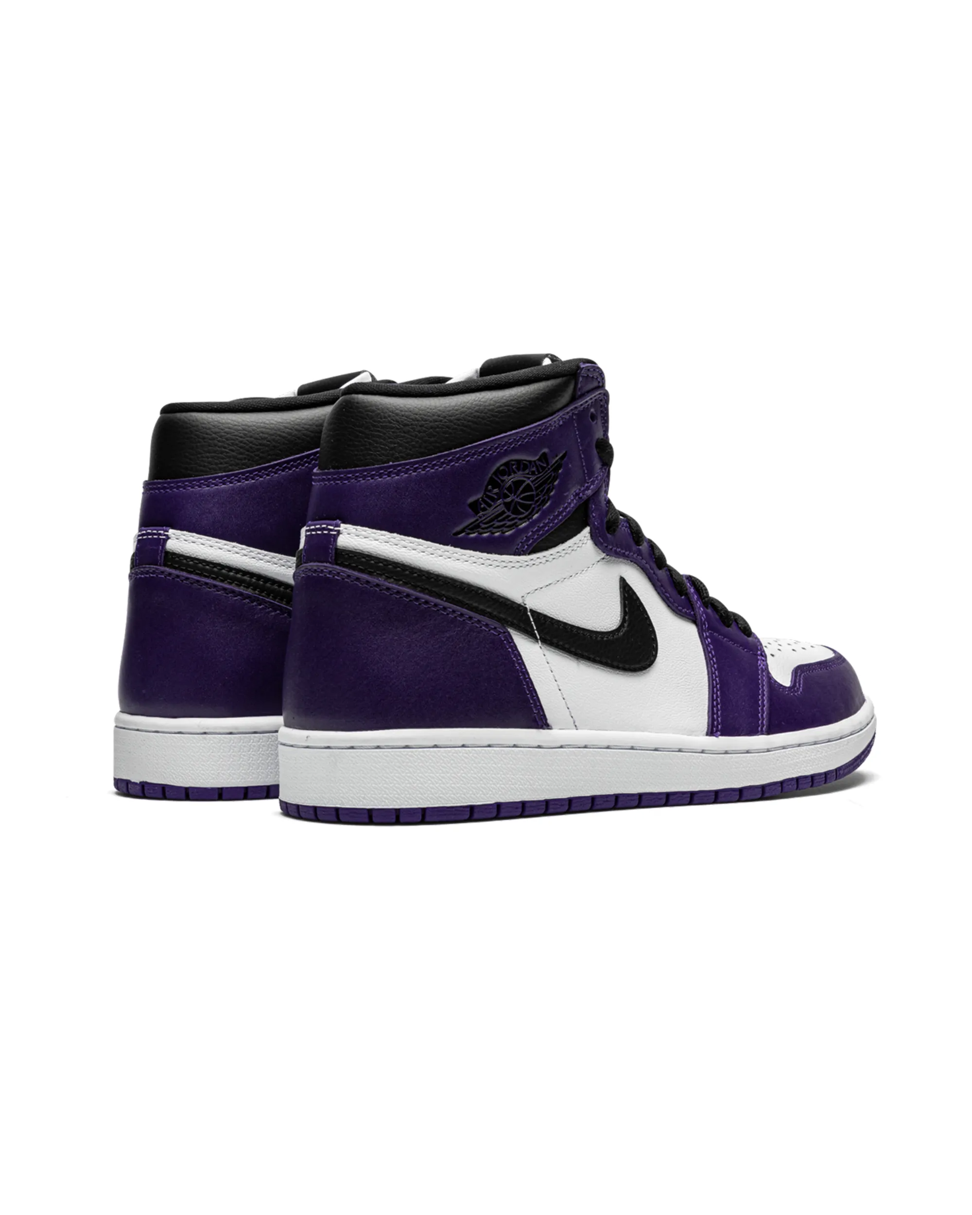 Jordan 1 Retro High Court Purple White Sleek Finish