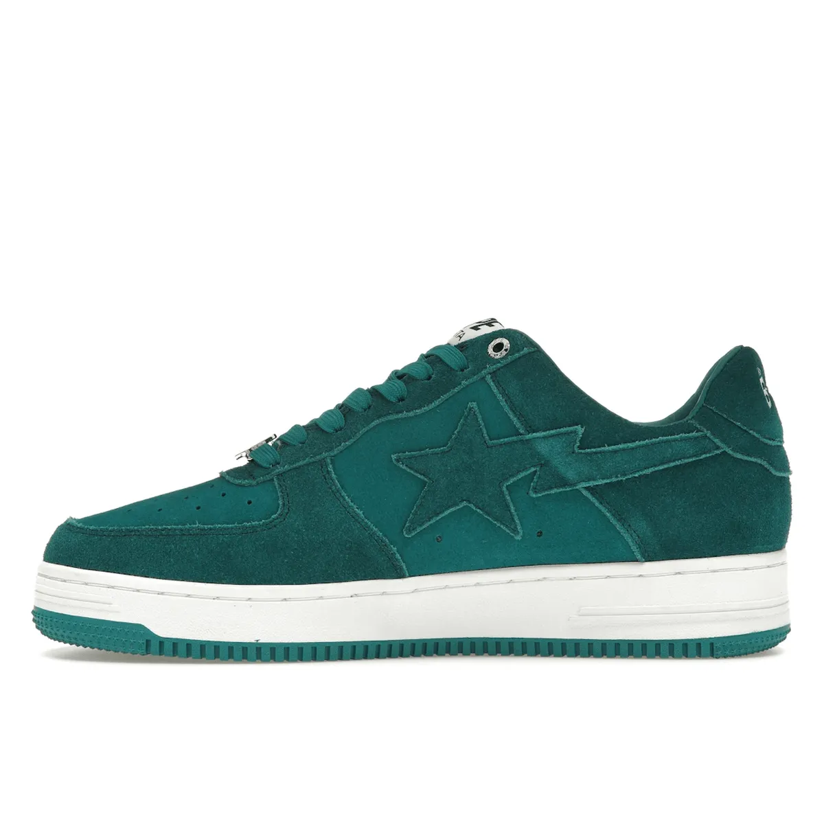 Kitten-Heel A Bathing Ape Bape Sta Suede Green