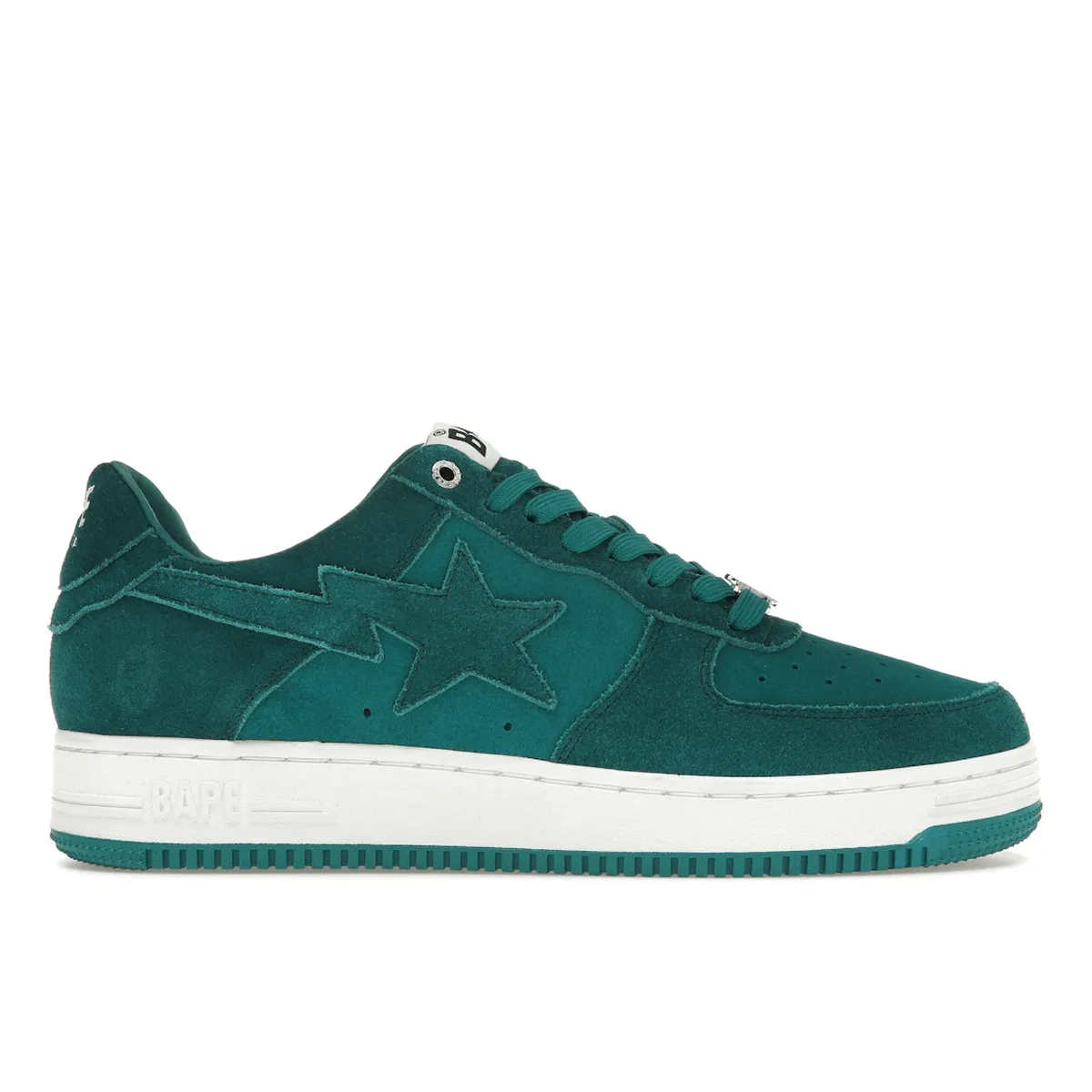 Kitten-Heel A Bathing Ape Bape Sta Suede Green