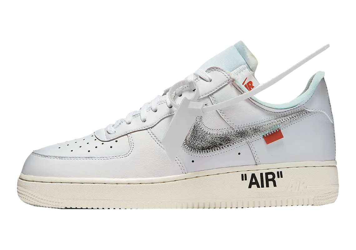 Lace Up AF1 X OW COMPLEXCON White