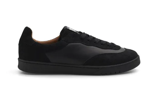 Last Resort CM001 Suede/Leather Lo Shoe - Black/Black Trail Comfort