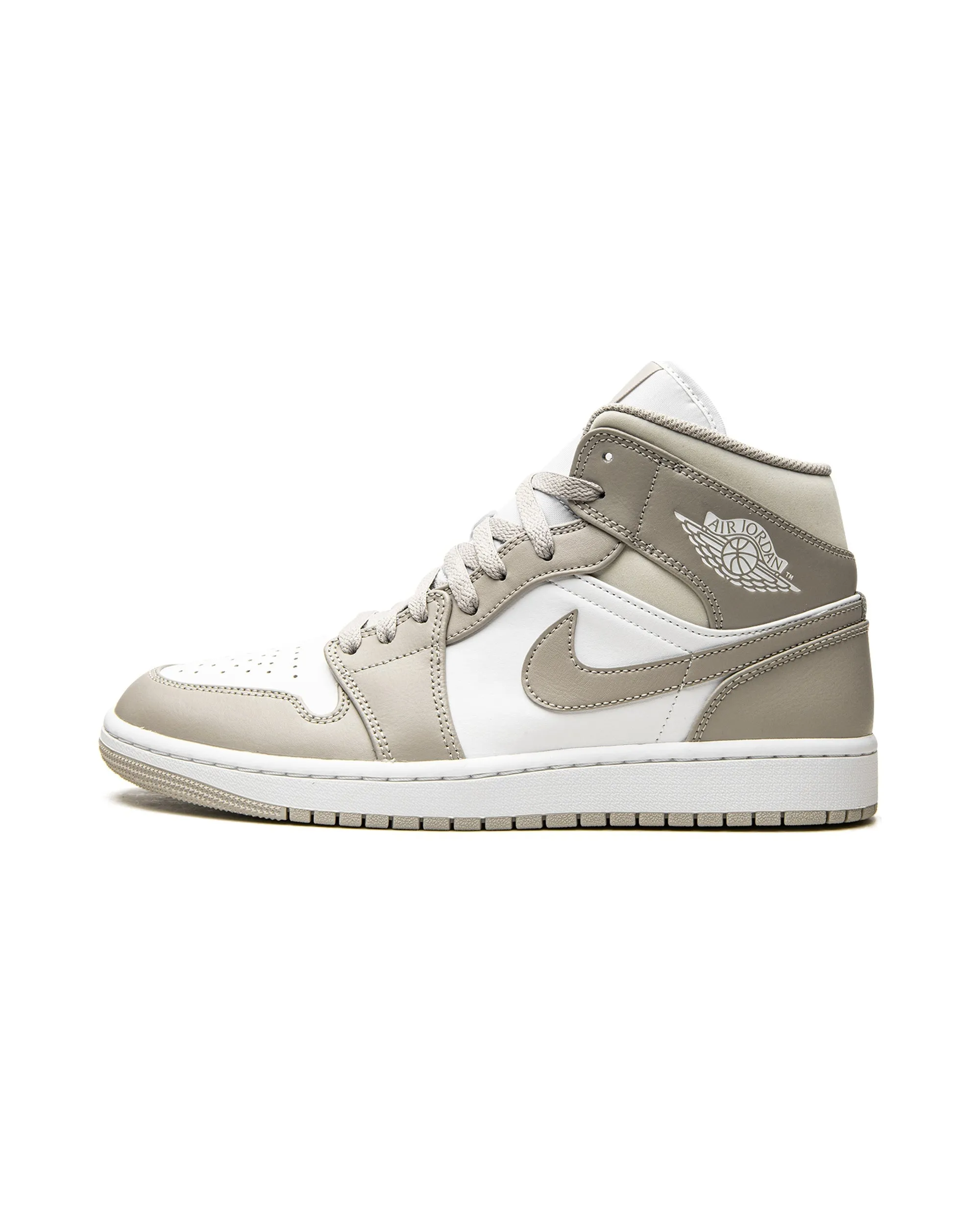 Layered cushioning Jordan 1 Mid Linen