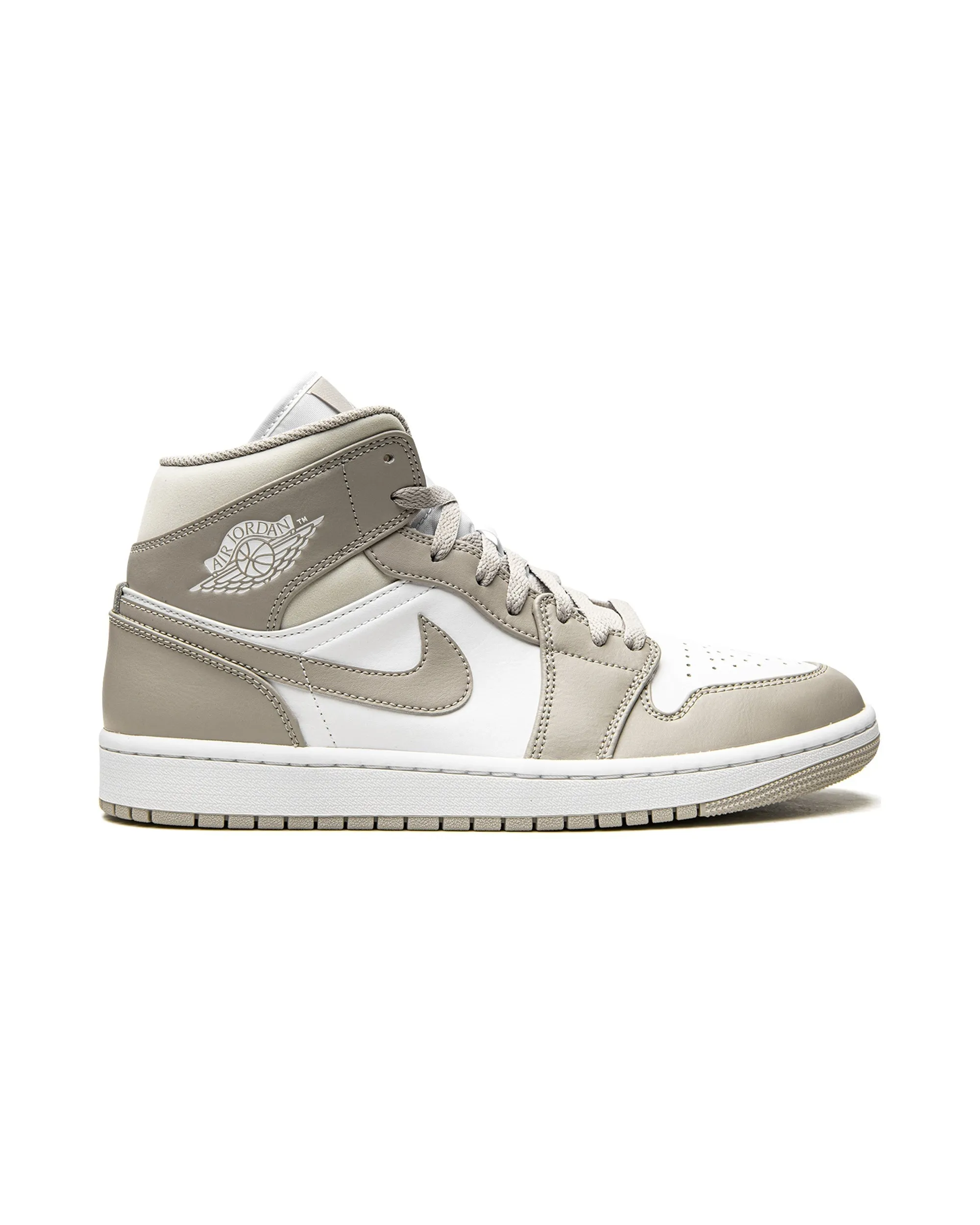 Layered cushioning Jordan 1 Mid Linen