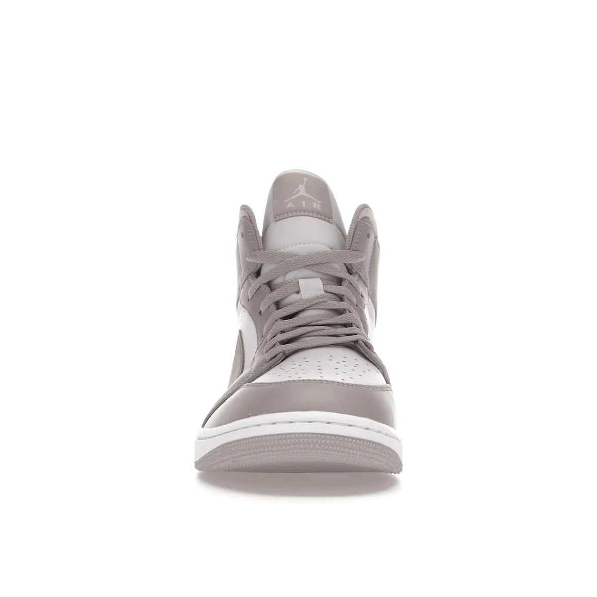 Layered cushioning Jordan 1 Mid Linen