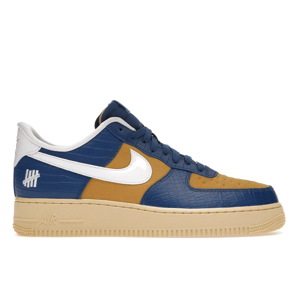 Layered Edge Air Force 1 X Undefeated 5 On It Dunks vs AF1