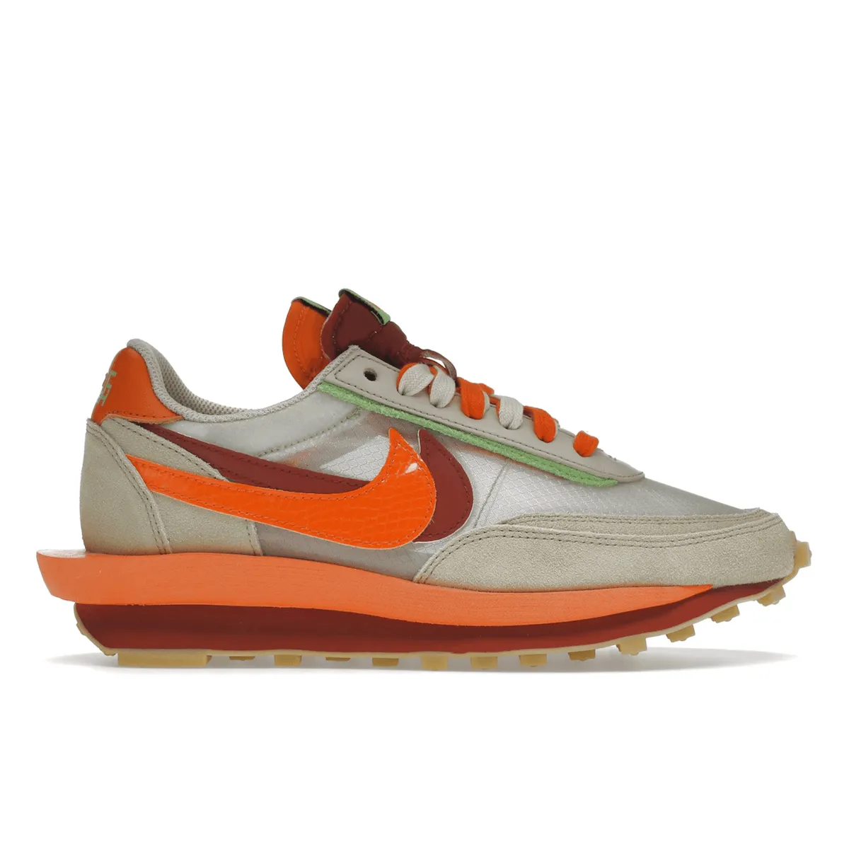 Train Hike Everyday Essential LD Waffle X Sacai X CLOT Net Orange Blaze