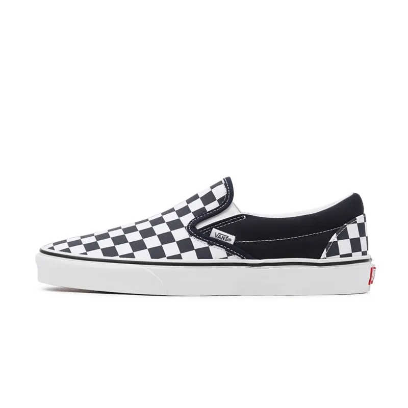 Court Fast Vans Classic Slip-On Unisex Sneaker Checkerboard Parisian Night/True White