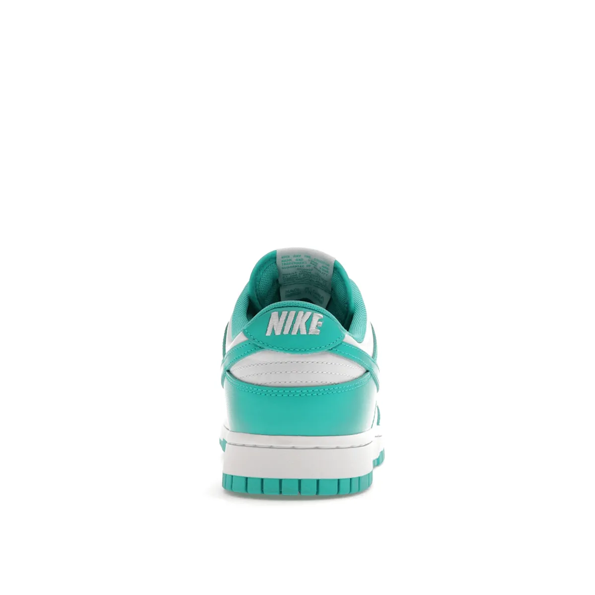 Light cushion Nike Dunk Low Clear Jade