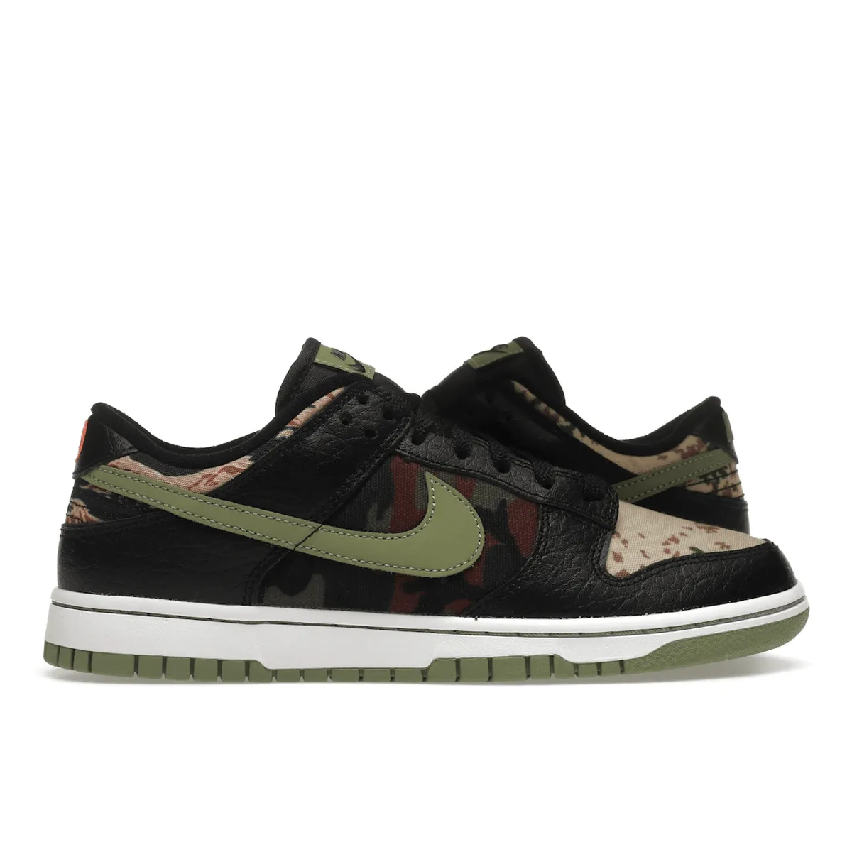 Light cushion Nike Dunk Low Crazy Camo