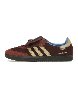 Flexible Upper Roll Step Adidas Samba Nylon Wales Bonner Fox Brown