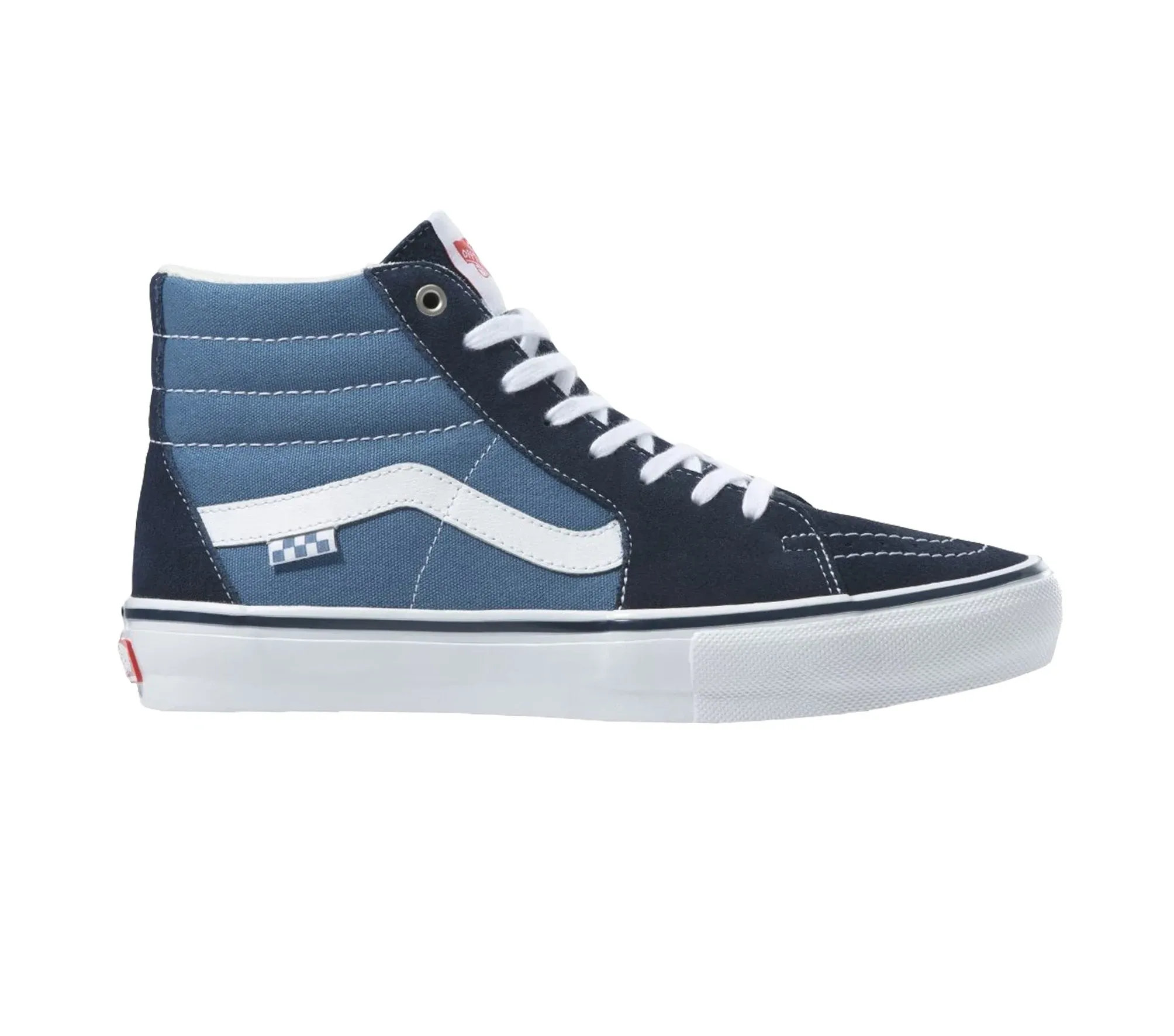 Light Motion Vans Skate Sk8-Hi Shoe - Navy/White