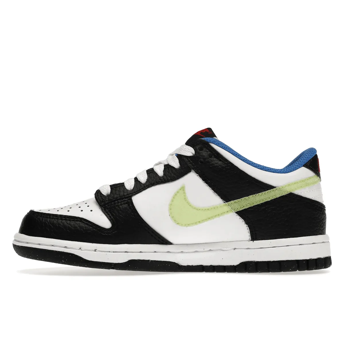 Light Step-On Glide Layer Nike Dunk Low Signal Blue Lemon Twist