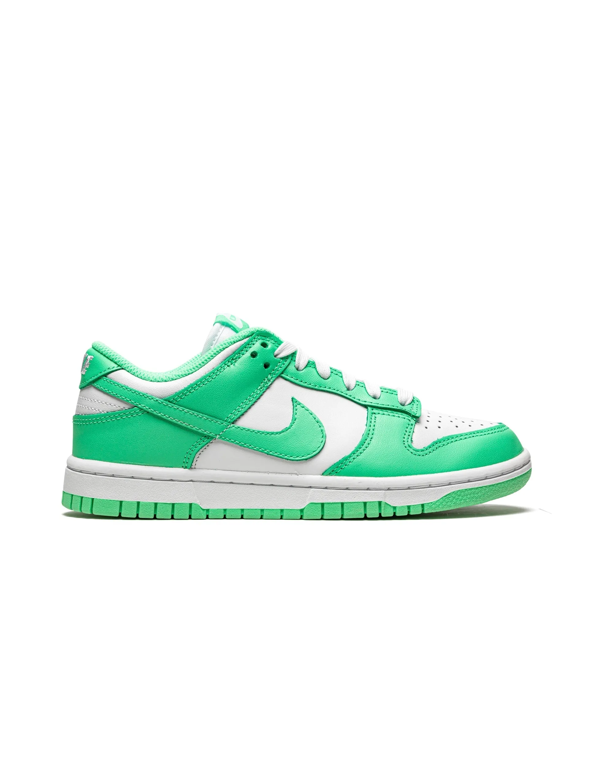 Light Step-On Move Comfort Nike Dunk Low Green Glow (Women's)