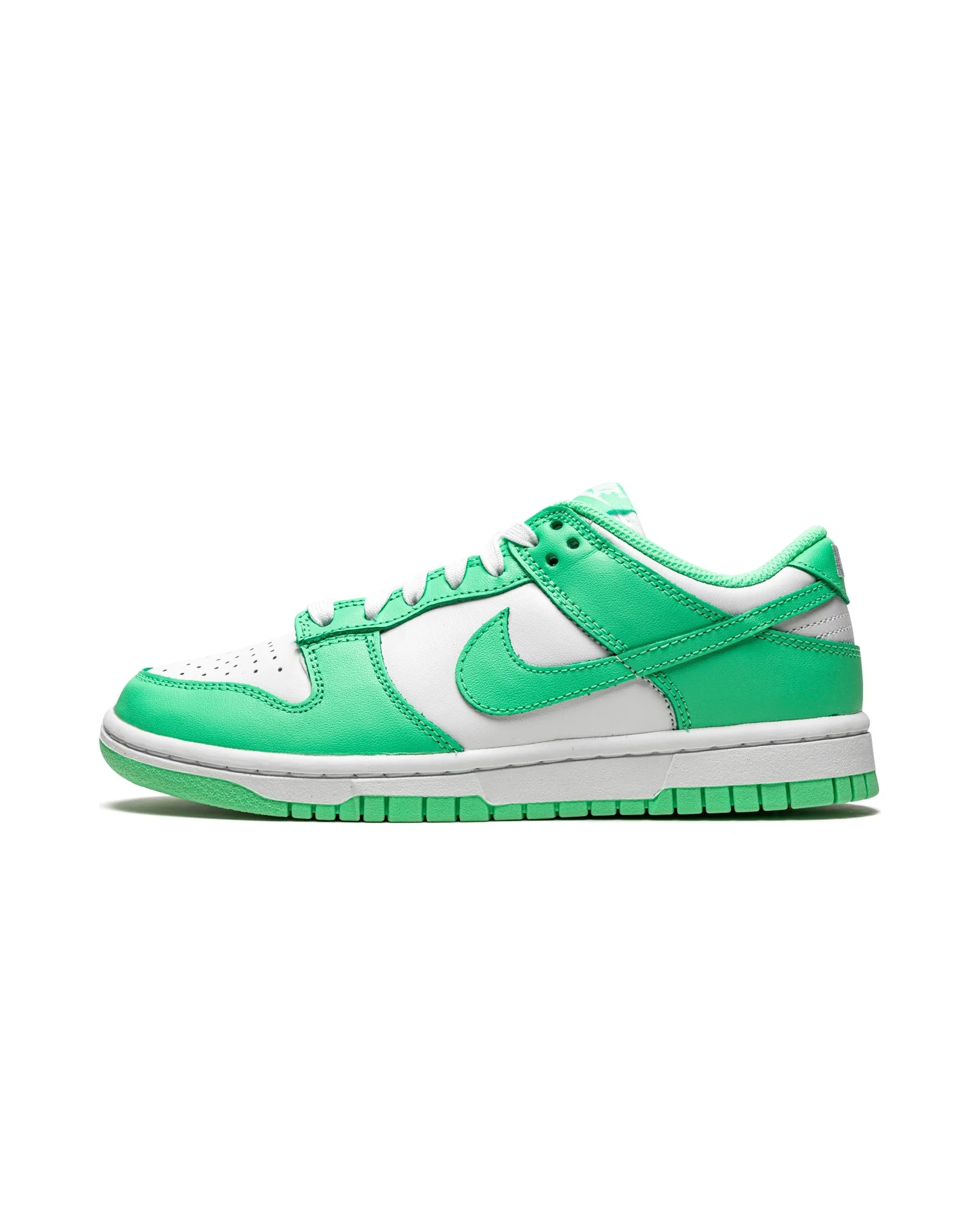 Light Step-On Move Comfort Nike Dunk Low Green Glow (Women's)