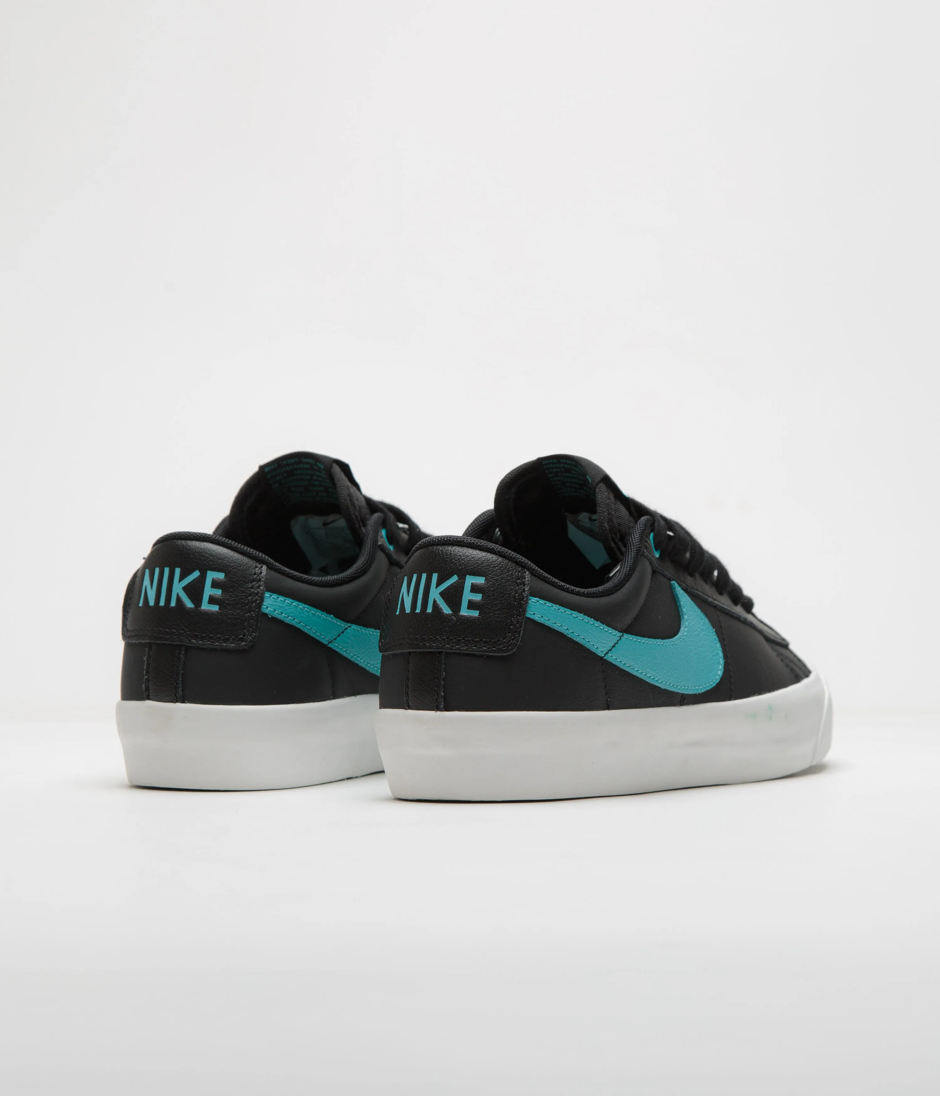 Nike SB Blazer Low Pro GT Shoes in Black and Dusty Cactus and Black - Summit White